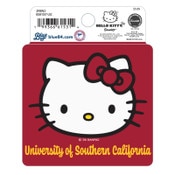 USC Trojans Hello Kitty Bow Out Soft Sticker